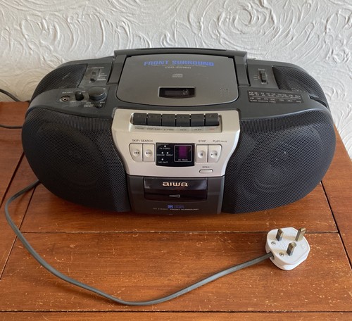 Aiwa cassette player - cd/cassette, +