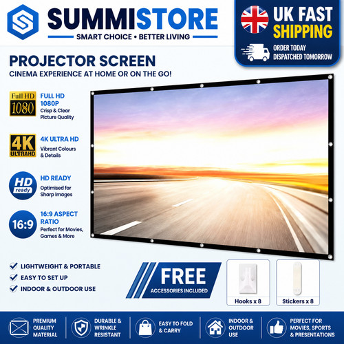 150 projector screen - projector, hd