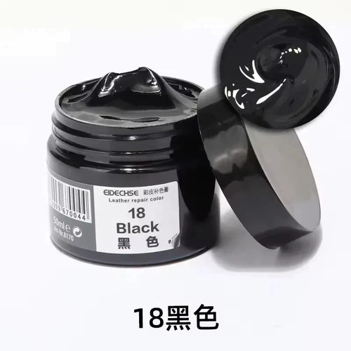 Leather vinyl black - leather, dye