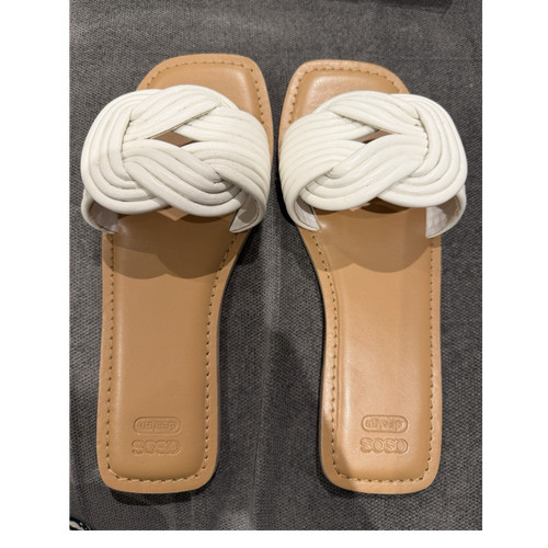 Asos braided slip flat - slip, on