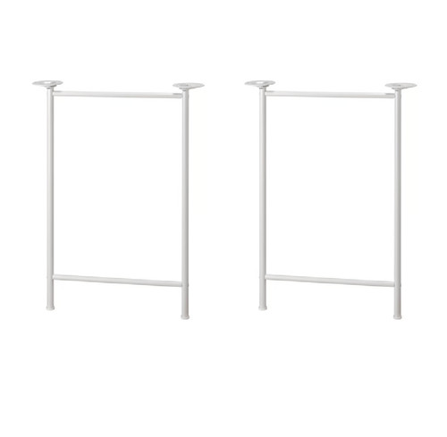 Pair metal steel table - pair,