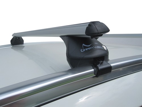 Aluminium aero roof rack rail - aluminium,