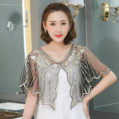 Sheer bolero shrug wedding - shrug,