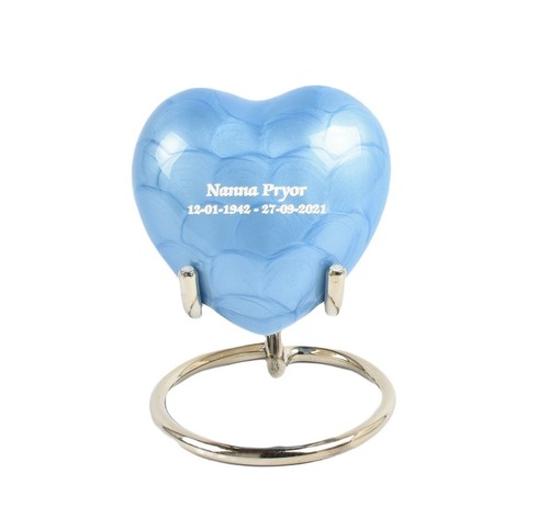 Small keepsake heart cremation - keepsake,