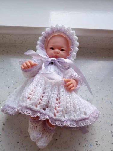 Hand knitted dolls - 10",