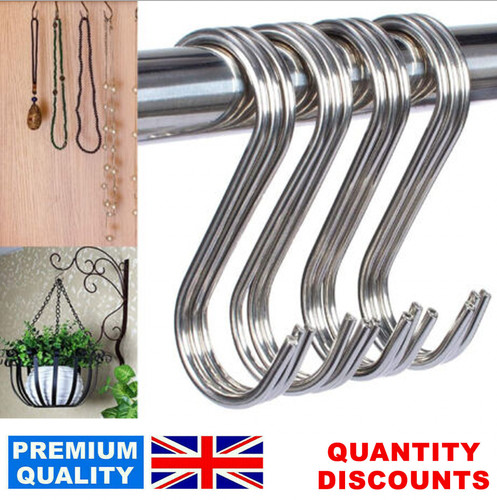 100x hooks stainless - stainless, steel
