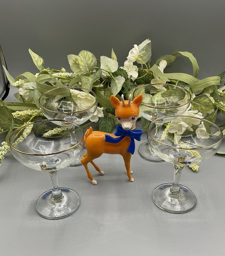 Babycham vintage glass - vintage, with
