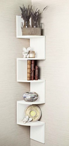 Modern floating wall - wall, shelves