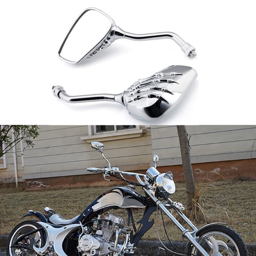 Skull hand side mirrors 10mm - skull,