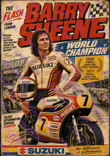 Barry sheene motorcycle bikers - barry,