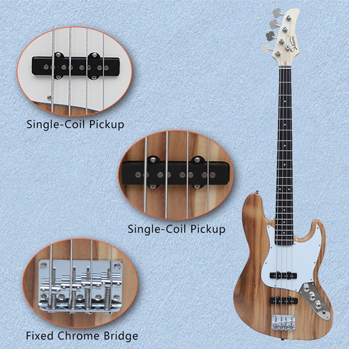 Glarry string jazz bass - jazz,