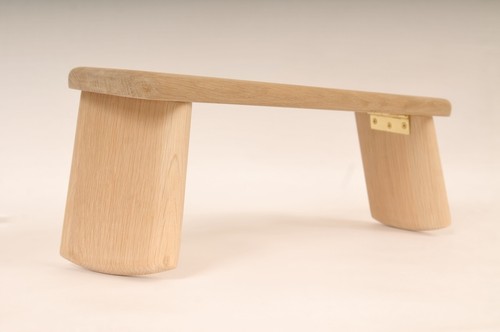 Meditation stool solid oak - stool, /