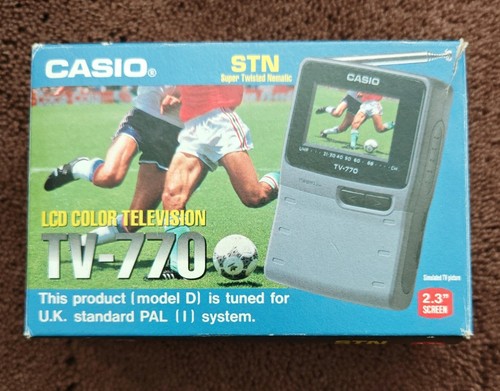 Vintage casio 770d crystal - vintage, tv-770d