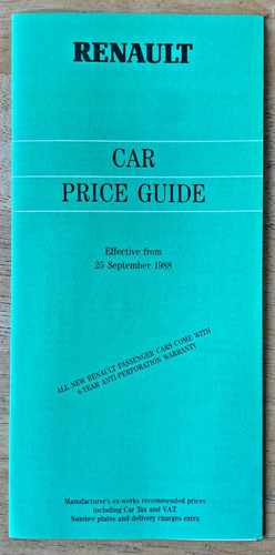 Renault car price - price, sales
