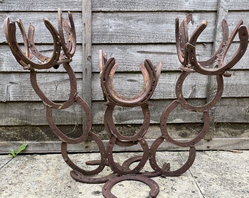 Vintage hand forged - horse, shoe