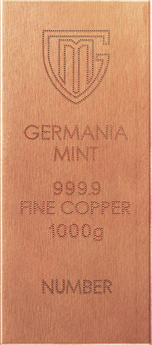 1kg copper bullion bar - copper,