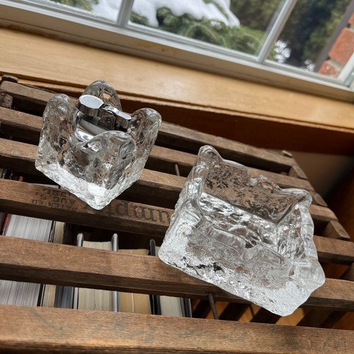Vintage whitefriars glass ice - whitefriars,