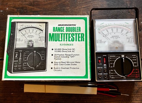 Vintage micronta multitester - micronta,