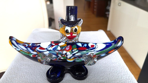 Large glass statue - glass,
