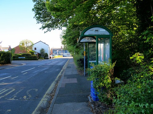 Photo 12x8 bus stop - stop, on