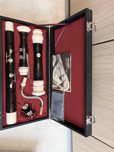 Aulos bass recorder - aulos, 533ee
