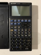 Sharp EL-9650 graphing calculator with original stylus pen algebra maths A-Level