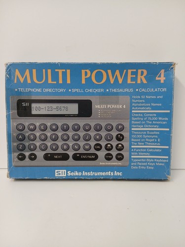 Seiko calculator thesaurus - seiko,