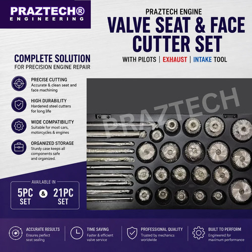 Valve seat face cutter set - seat,