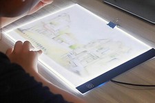 NEW LED DRAWING BOARD GRAPHIC LIGHT UP ART TRACING TATTOO A4 XMAS BOX CRAFT