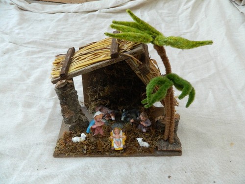 Vintage nativity set - vintage, resin