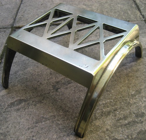 Antique large brass geometric - antique,
