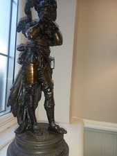 Spelter Musketeer Figurine