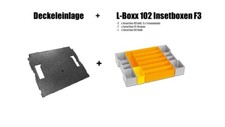 InsetBoxen F3 (orange/yellow/grey) and lid insert for SystemKase L-BOXX 102