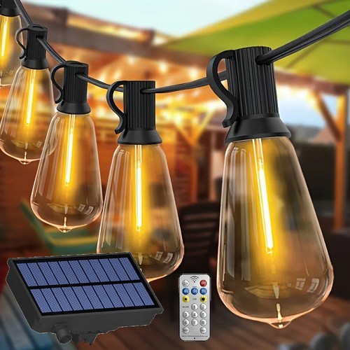 100ft solar festoon light - 50-100ft,