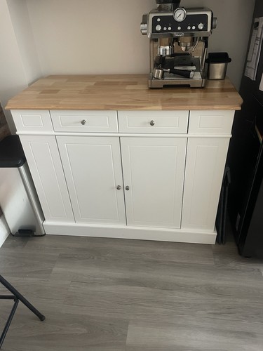 Kitchen island unit - kitchen, butchers
