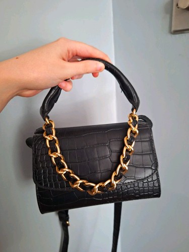 Primark black faux - faux, leather