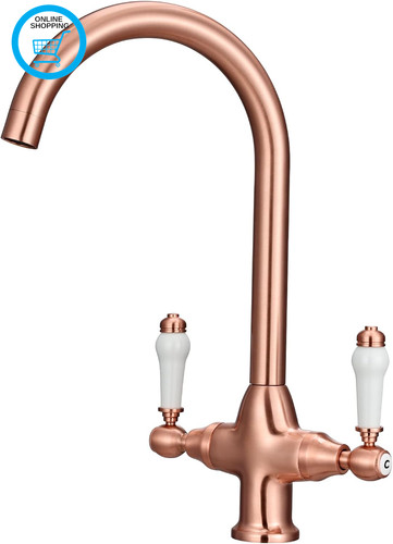 Rose gold kitchen - rose, tap