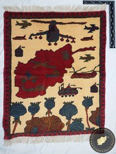 Afghan War Rug - Handknotted