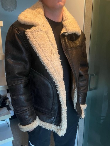 Leather sheepskin flying - sheepskin,