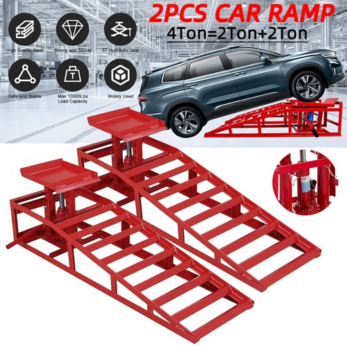 Ton hydraulic car ramps - 4,