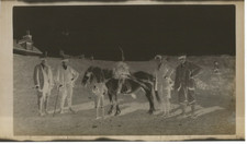 Vintage Photograph NEGATIVE Only SCOTTISH PEOPLE Highlands c1919 Social History