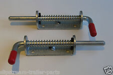 2 x SPRING LATCH TAILGATE BOLT,TRAILER PARTS TO FIT TO IFOR WILLIAMS,BRENDERUP,