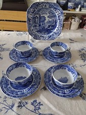 4 Setting Tea Set Spode Blue
