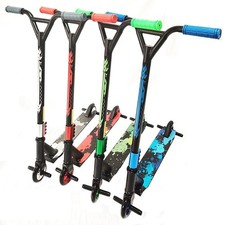 Stunt Scooter Kids Adults Fixed Bar Pro Push Kick 360 Degree Wheel Trick Street