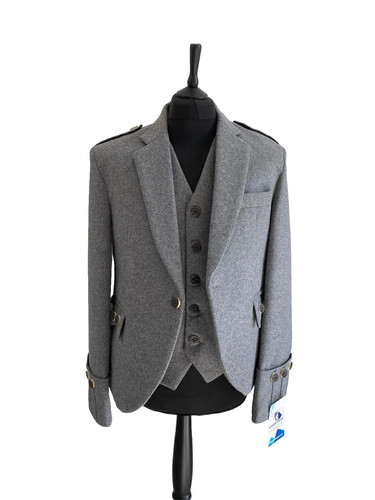Argyle grey men 100 wool - men's,