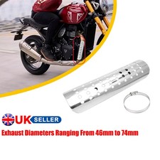 Silver Exhaust Muffler Pipe