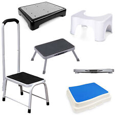NON SLIP SAFETY KITCHEN BATH DISABILITY AID STOOL Metal MOBILITY SHOWER STEP