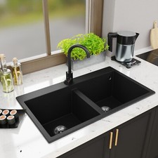 Granite Sink Double Kitchen