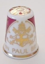 Spode Pope John Paul Visit to Britain 1982 Thimble