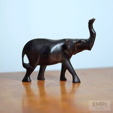 Hand-Carved Wooden Elephant